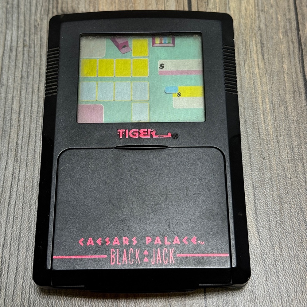 Tiger Caesars Palace Blackjack Vintage 1993 Handheld Electronic Game Tested